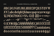 CS Evaris – Decorative Font, a Serif Font by Craft Supply Co. (Thumbnail 8 of 8)