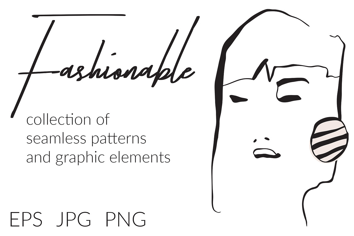 Fashionable, a Pattern Graphic by Svyatoslava_M (Photo 1 of 7)