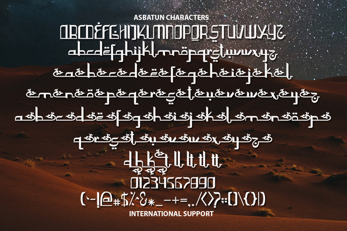 Asbatun - Arabic Style, a Script Font by Akifatype. (Photo 4 of 6)