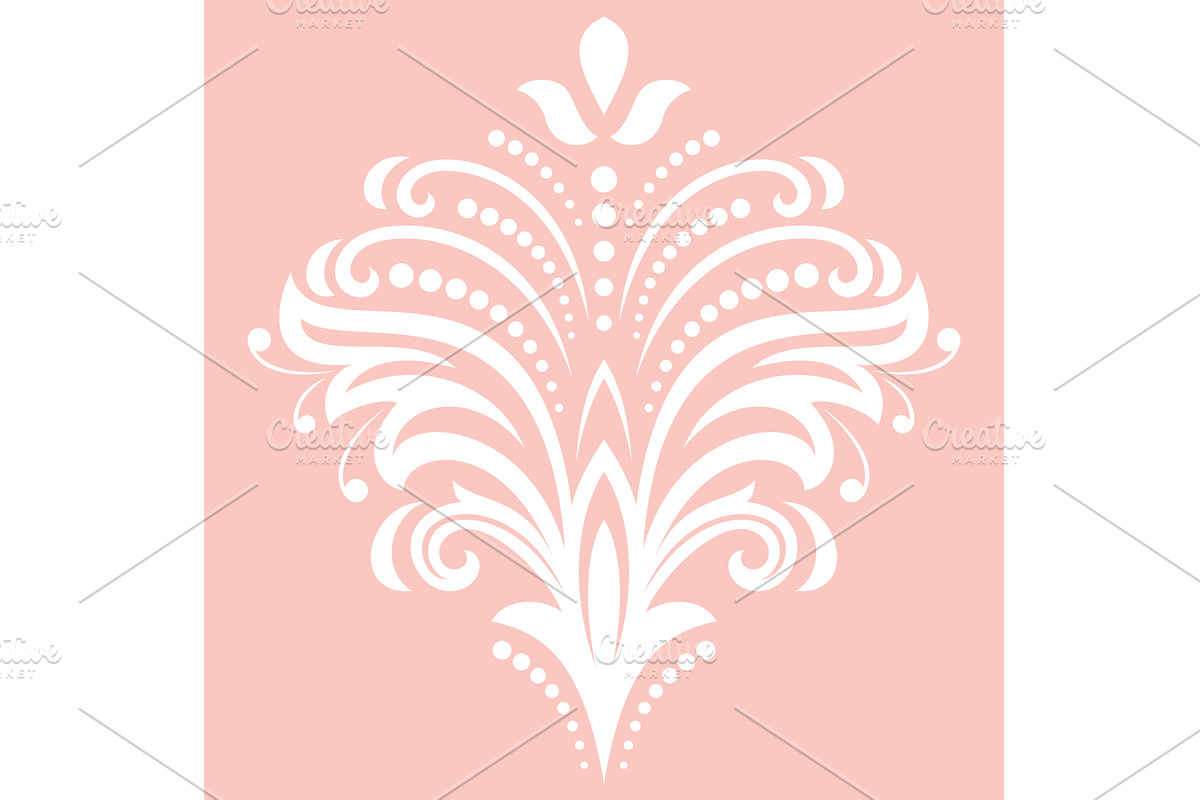 Floral Vector Abstract Pattern, a Decorative Illustration by FineArtStudio (Photo 1 of 3)