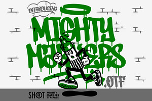 Mighty Markers Typeface, a Font by MightySHORT