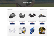 Football Sports Equipment Elementor, a WordPress Template by HasnainDEV (Thumbnail 3 of 5)