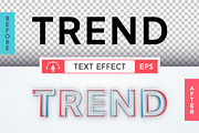 Trend Editable Text Effect, a Layer Style Add-On by rwgusev (Thumbnail 2 of 7)