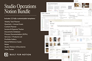 Studio Operations - Notion Bundle, a Marketing Template by MARA Design Co. (Thumbnail 1 of 7)