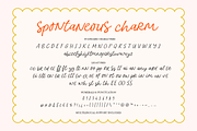 Spontaneous Charm Quirky Script Font, a Handwritten Font by Kaya Fonts (Thumbnail 34 of 35)