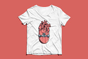 skateboard and heart shape, a Person Illustration by gunaonedesign (Thumbnail 3 of 4)