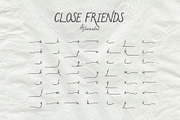 Close Friends Handwritten Font, a Handwritten Font by Mneme (Thumbnail 6 of 8)