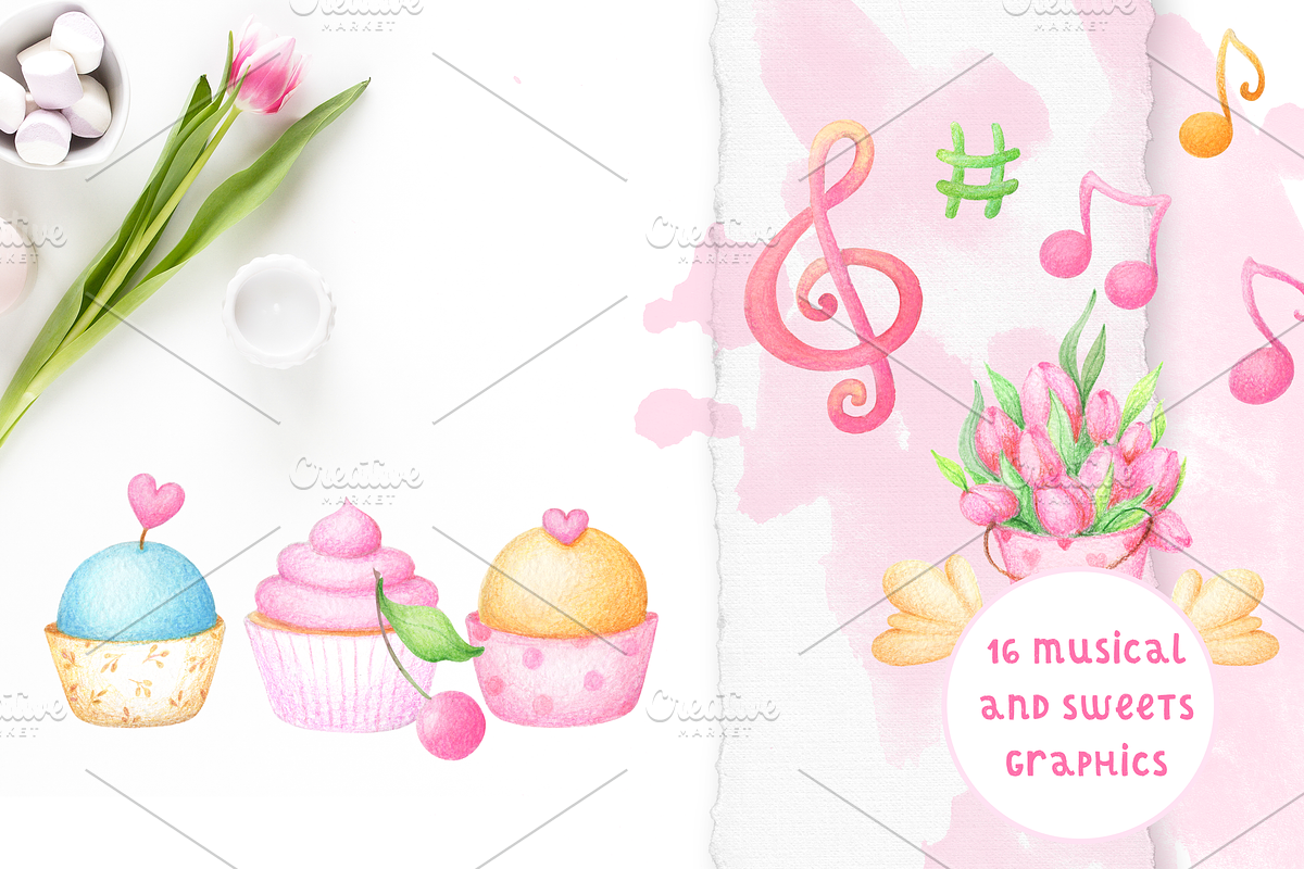 LOVELy watercolor collection, an Illustration by Tatiana Troian (Photo 8 of 8)