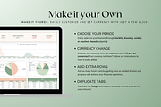 Simple Biweekly Budget - Green, a Templates & Theme by The Creative Plans co (Thumbnail 6 of 10)