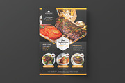 Sale food flyer design template, a Flyer Template by Workhu (Thumbnail 1 of 3)