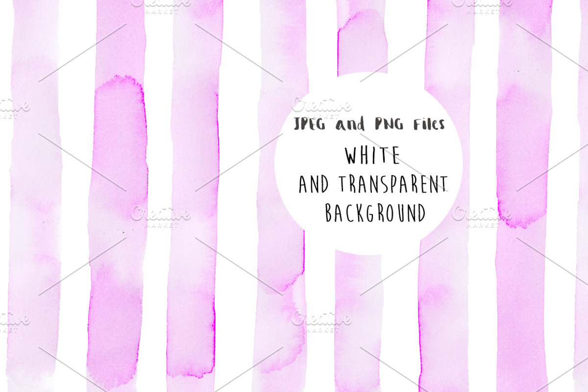 Watercolour Stripes Background Set, a Pattern Graphic by MaraquelaStudio (Photo 3 of 4)