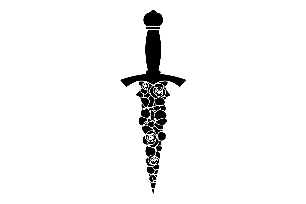 Ornamental Dagger Silhouette Bundle, an Object Illustration by Gaye Art (Photo 5 of 15)