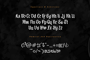 Black Spot - Modern Blackletter, a Blackletter Font by overlaytemplates (Thumbnail 5 of 6)