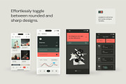 HaHo Mobile UI Kit Design System, an UI Kit Template by Creative Perspective (Thumbnail 5 of 6)