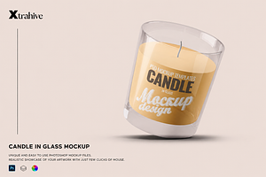 Scented Candle Mockup, an Advertising Mockup by Xtrahive
