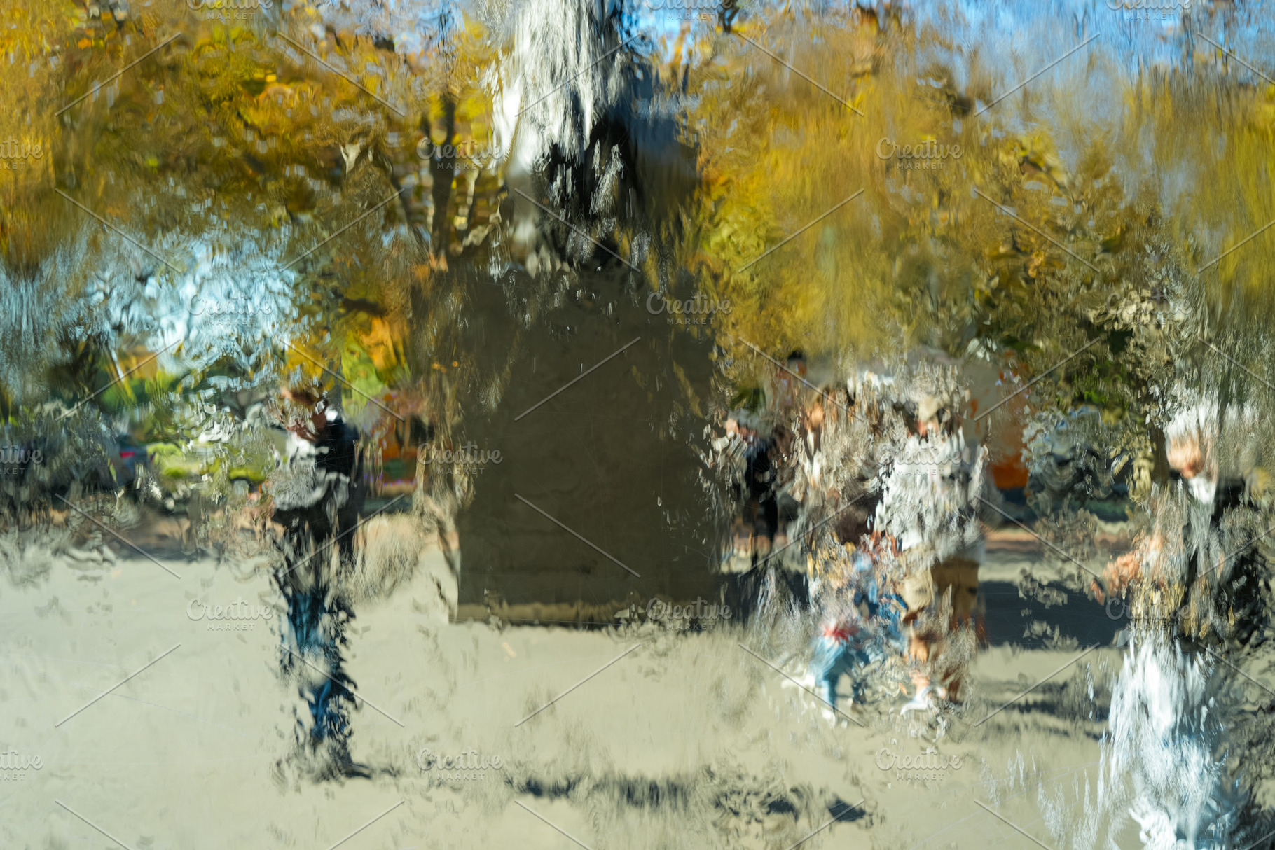 Water wall at the National Gallery of Victoria in Melbourne, Aus, a Nature Photo by GoodGoods