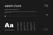 Adahi, a Sans Serif Font by productype1 (Thumbnail 2 of 15)
