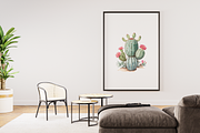 Cute Cactus Watercolor Clipart, a Decorative Illustration by jvxvxnism (Thumbnail 6 of 6)