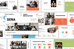 Dena : Project Management Powerpoint, a Presentation Template by Punkl Camp