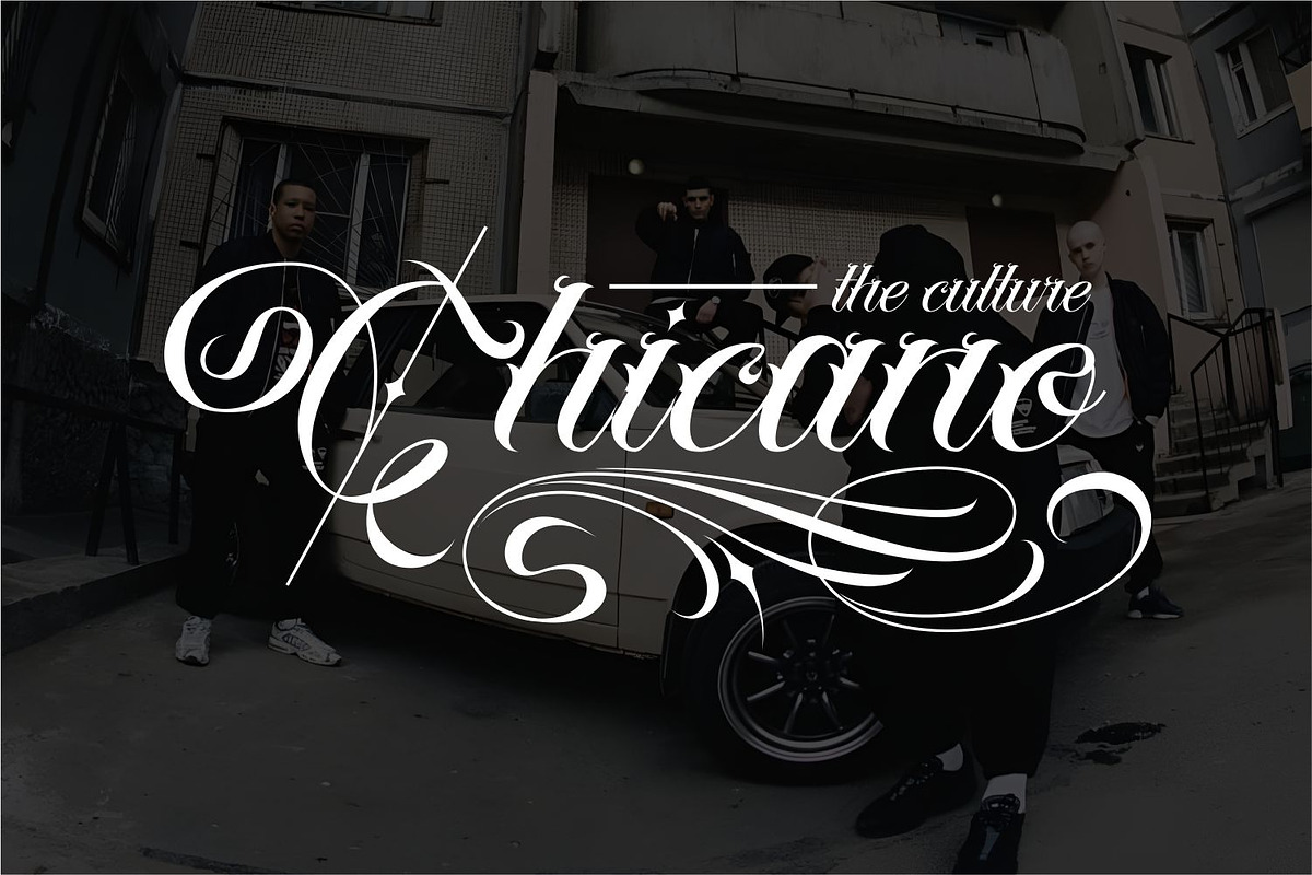 Ulgiora Edgy and  Luxurious Tattoo, a Script Font by WhymoreArt (Photo 5 of 12)