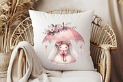 Summer Bridal Tea Party Set Clipart, an Illustration by Pixels.Craft (Thumbnail 7 of 7)