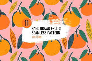 Fruits seamless pattern