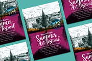 Hand Drawn Summer Village Flyer, a Flyer Template by ashenterprise (Thumbnail 2 of 2)