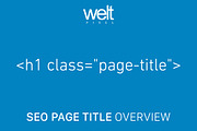 SEO Page Title Overwrite Magento 2, a Websites & App Template by WeltPixel (Thumbnail 1 of 7)