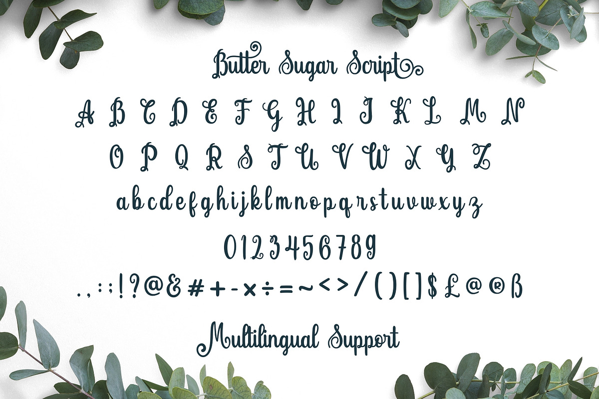 Butter Sugar, a Script Font by Mozatype (Photo 3 of 17)