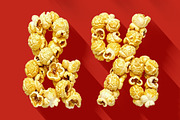 Golden Popcorn Font, a Sans Serif Font by Handmadefont (Thumbnail 4 of 13)