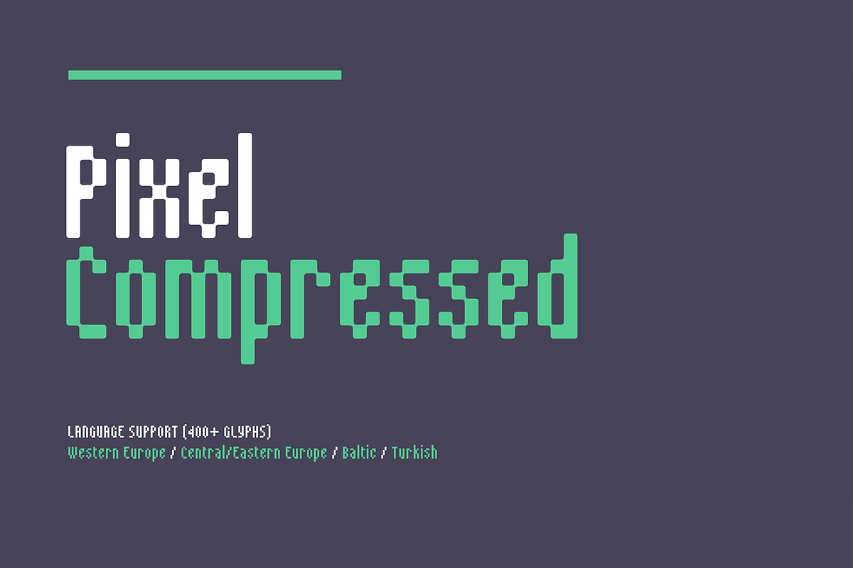 Expo - Pixel Font preview 6