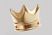 Crown 3d model, an Object 3D Model by fahad121 (Thumbnail 4 of 7)