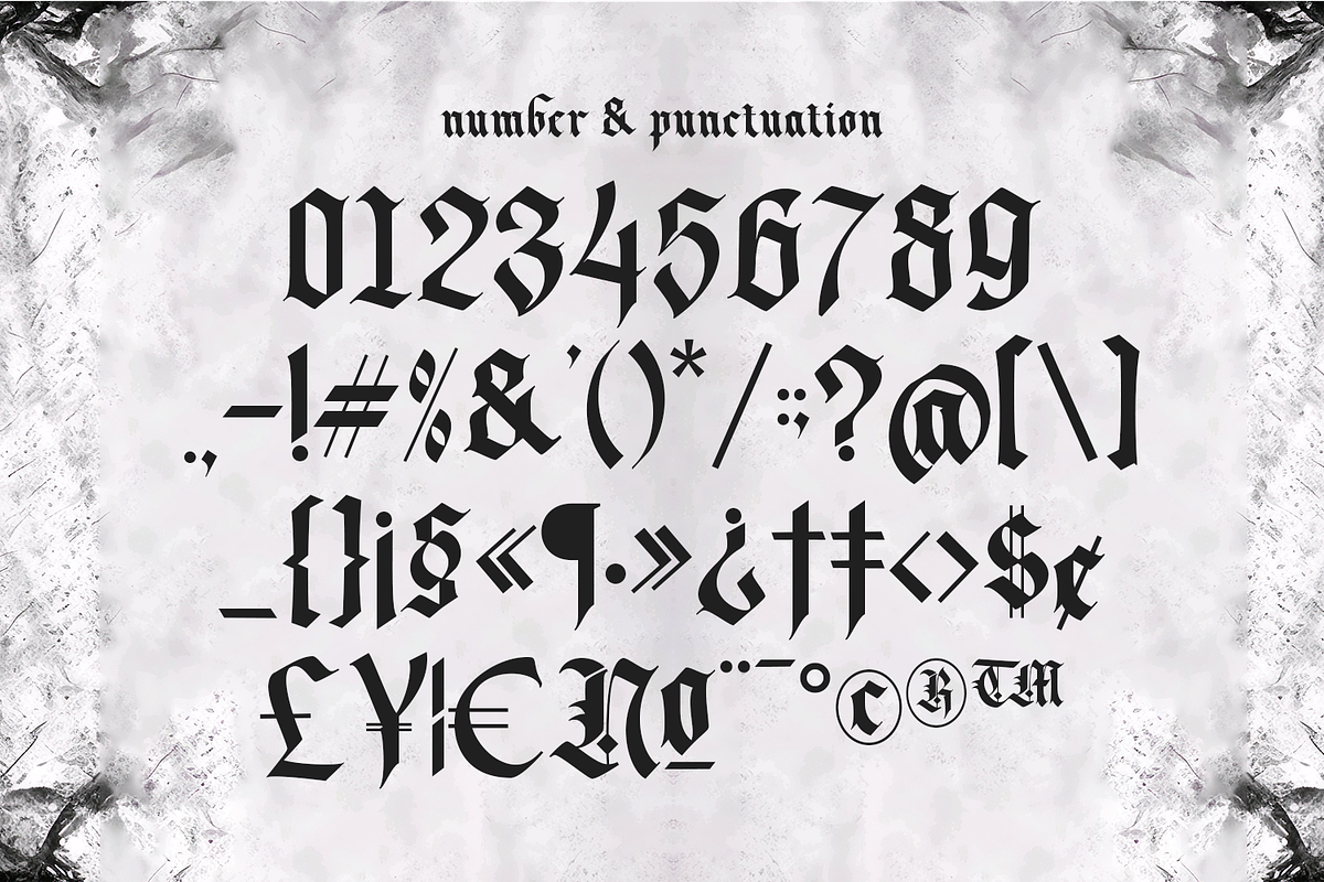 Dark Whisper – Fierce Blackletter, a Blackletter Font by Almarkhatype (Photo 10 of 10)