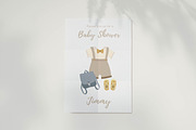 Boho baby clothes & toys clipart set, an Illustration by BrillCreateArt (Thumbnail 3 of 5)
