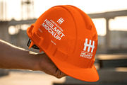 Safety Helmet Mockup, a Hat Mockup by Nathatype (Thumbnail 8 of 9)