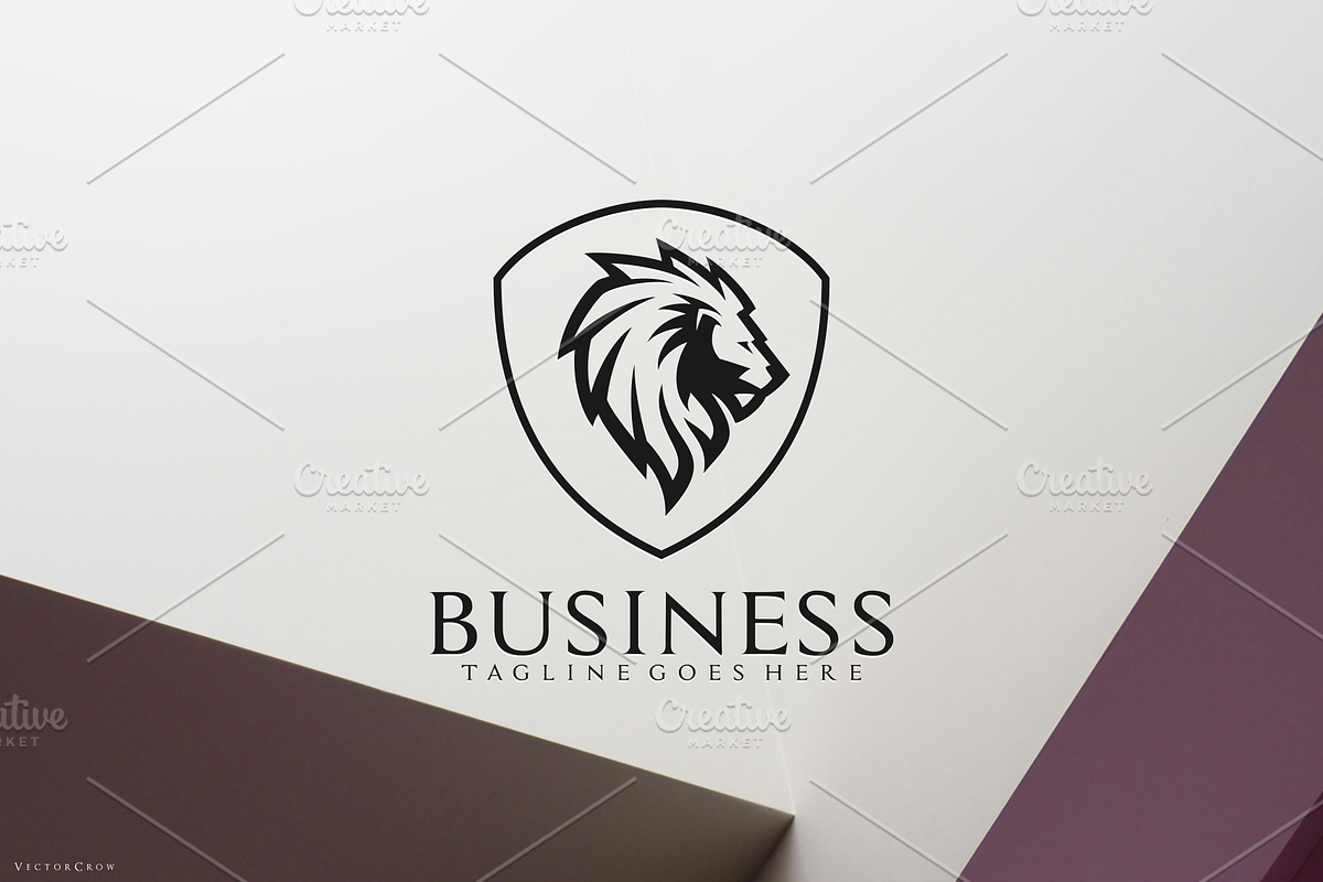 Royal Lion Shield Logo, a Branding & Logo Template by VectorCrow (Photo 6 of 6)