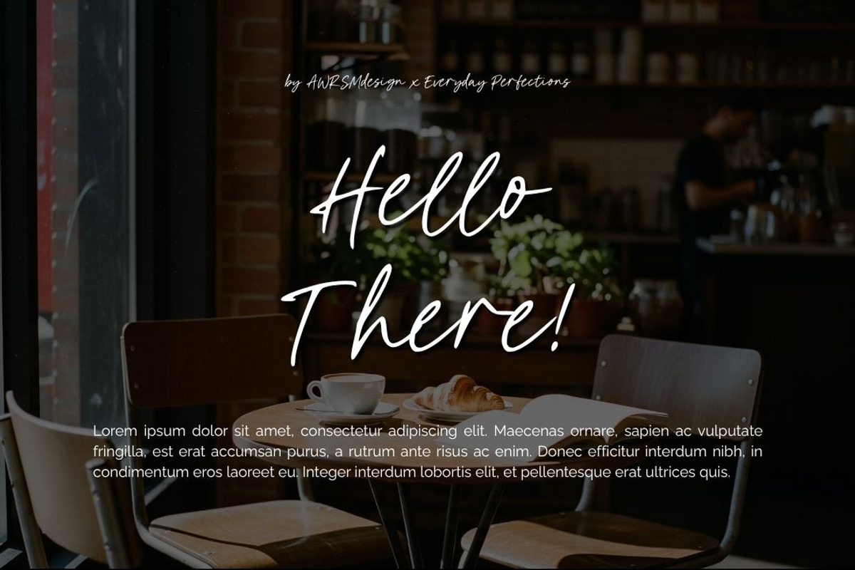 Kervano | A Modern Script Font, a Script Font by Everyday Perfection (Photo 3 of 5)