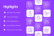 Animated Event Icons Set, an Outline Icon by Prosymbols (Thumbnail 2 of 4)