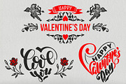 *16* Valentine's Day Labels, a Decorative Illustration by ARSCOR (Thumbnail 6 of 6)