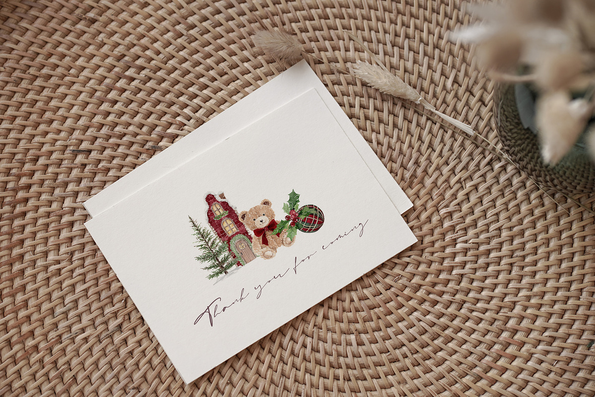 Watercolor Clipart- PREPPY Christmas, a Decorative Illustration by Beigetime (Photo 13 of 13)