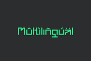 Magsk Futuristic Tech Font, a Font by baqoos (Thumbnail 9 of 10)