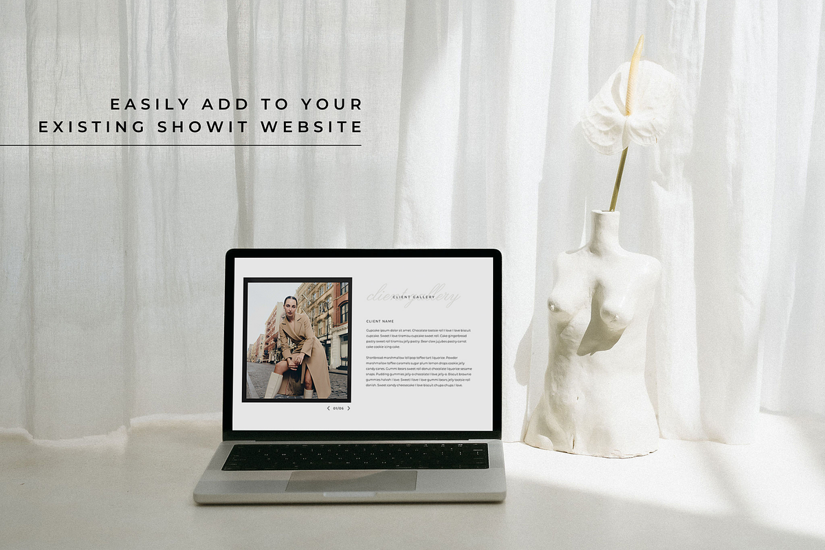 Showit Photo Gallery Add On Template, a Landing Page Template by Blush Created (Photo 5 of 10)