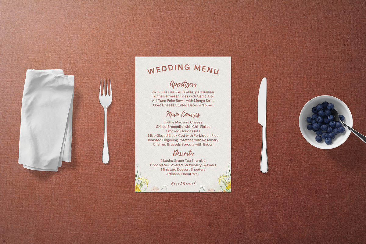Floral Wedding Suite Canva Template, a Marketing Template by ArbaStudio (Photo 5 of 5)
