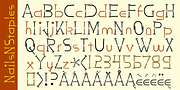 NailsNStaples, a Font by Ingrimayne Type (Thumbnail 3 of 6)
