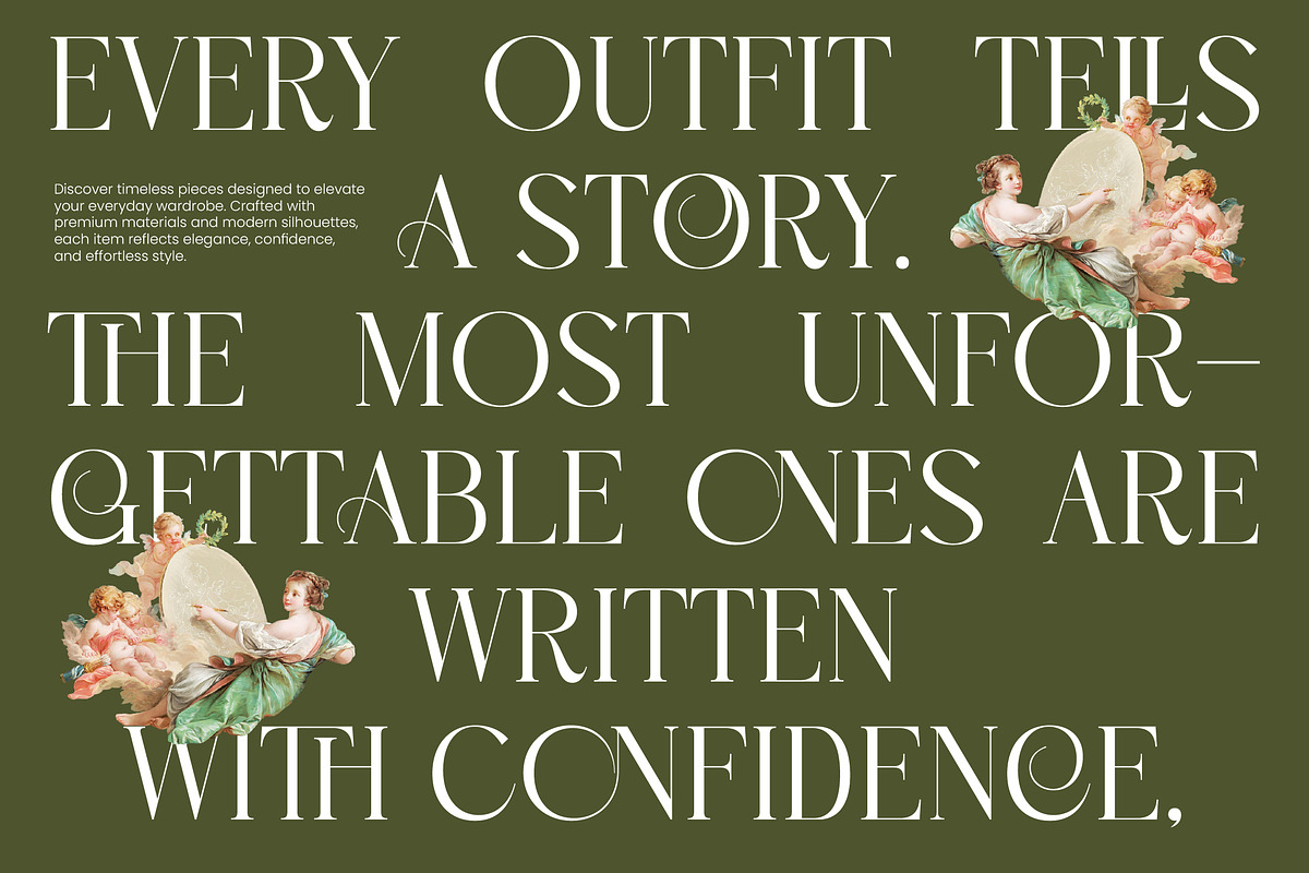 Aroma Floras Luxury High Contrast, a Serif Font by timelesstype.co (Photo 9 of 10)