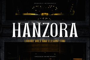 Hanzora - Luxury Bold Font