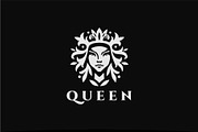 Queen Nature Logo, a Branding & Logo Template by Metrolinevision (Thumbnail 1 of 2)