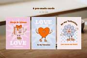 Retro Love, a Seasonal Illustration by Sweet Corner (Thumbnail 9 of 11)