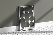 Minimalist Poster Wall Frame Mockup, a Packaging Mockup by DesignRushMarket (Thumbnail 15 of 16)