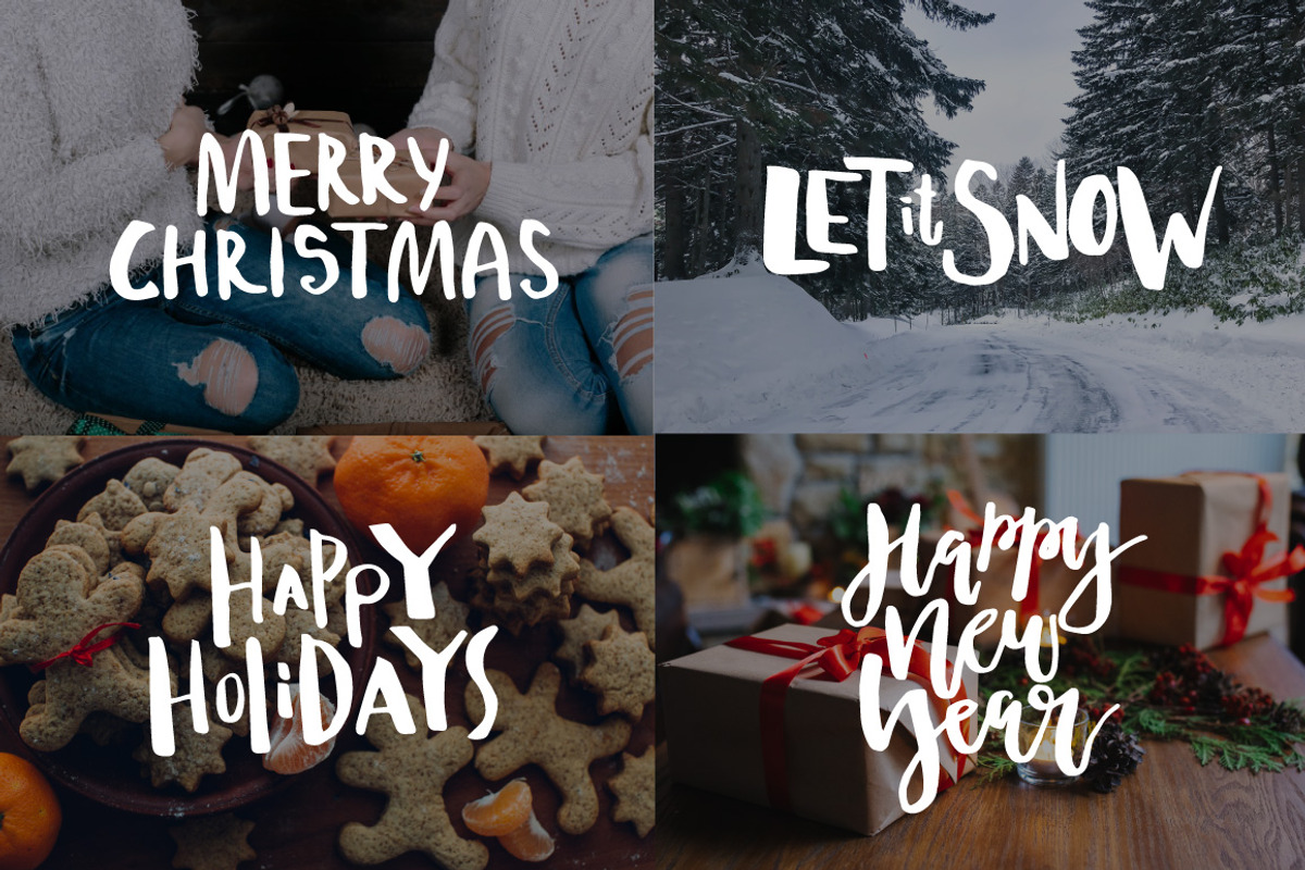 40 Christmas Photo Overlays, a Decorative Illustration by Tori Design (Photo 5 of 7)